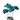 A bunch of dried blue and green Michelia flowers arranged in a cylindrical gray vase.