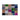 Multicolored patchwork rug on a white background