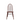 Wooden chair with spindle back design on a white background