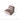 Measurement chart of a brown armchair with dimensions labeled on a white background