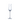 A single clear sparkling wine glass with a long stem and a flared bowl.
