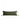 Green striped pillow with tassels on a white background