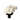 Elegant white artificial flowers in modern black textured vase for home décor