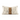 LaFloria designer rectangular white textured throw pillow with a central brown suede strap detail