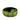 Round green floor cushion with black top featuring green leaf pattern, stylish home décor seating