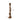 An abstract wooden sculpture with stacked organic shapes on a rectangular base, shown with dimension labels indicating a total height of 165cm and base width/depth of 35cm on a white background.