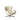 Modern cream textured swivel lounge chair with black metal base from LaFloria home décor