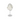 White vanity mirror with a stand on a white background
