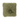 Green fluffy square decorative throw pillow with curly faux fur texture