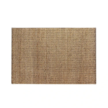 Natural woven jute rug with textured pattern, ideal for rustic home décor at LaFloria
