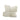A set of six textured, ribbed fabric throw pillows in a light beige color, arranged in a stack on a white background. The brand logo 'bada 百搭家居' is visible in the top left corner, and a product code '产品编号:DB86064' is at the bottom.