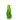 Unique designer-made green textured glass vase with abstract wavy shape for home décor