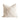 Beige decorative throw pillow with textured frayed fabric design, stylish home décor cushion