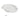 A white fine bone china plate with a minimalist floral pattern, displayed with a piece of food art presented on top.