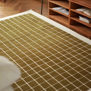 Gingham Wool Carpet