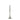 A silver-plated alloy candlestick with a minimalist design, suitable for holding candles.