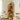 multi-tier corner shelf with woven rattan panels