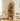 multi-tier corner shelf with woven rattan panels
