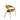 Modern mustard velvet upholstered chair with curved chrome metal frame, stylish designer home décor