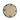 A round area rug with a floral pattern in black on a beige background.