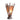 Rustic wooden table lamp with branch-style frame and warm fabric shade illuminating softly