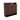 modern wooden cabinet with vertical slatted doors and open shelf, stylish home décor furniture
