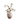 Delicate white flowers with green leaves in a pink ceramic vase with floral patterns, home décor accent