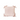 Pink cushion with bow ties on a white background, featuring the brand 'Milamilabymisslapin'.