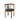 A wooden slipper chair with a high-density foam seat cushion in black, with a customizable velvet/leather cushion cover.