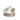 White textured hand-shaped incense holder with a burning incense stick for home décor