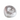 Silver disco ball on a white background