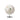 Round white fabric table lamp with hand-stitched colorful figures and tree illustrations on chrome base