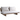 Modern wooden daybed with white cushions and pillows, minimalist home décor sofa