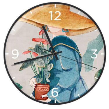 Oil Painting Clock