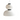 Modern white paper pendant lamp with black accents and ribbed texture for stylish home décor