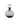 LaFloria designer-made smoky glass decanter with round stopper for stylish home décor
