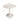 White round pedestal table with flower petal-shaped base, modern designer home décor furniture