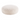 Round cream-colored plush textured ottoman pouf for cozy home décor