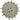 Round decorative rug with floral leaf pattern in blue, green, gray tones and colorful tassels