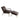 Wellington Lounge Chair — Intrecciato nappa leather lounge chair with copper frame and goose down cushions
