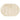 Oval beige area rug with abstract white wavy line patterns, modern home décor