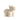 Creamy white plush animal-shaped ottoman with soft textured upholstery for home décor
