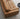 full grain leather three-seater sofa in caramel tone