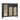 rattan shoe cabinet with bamboo frame and doors