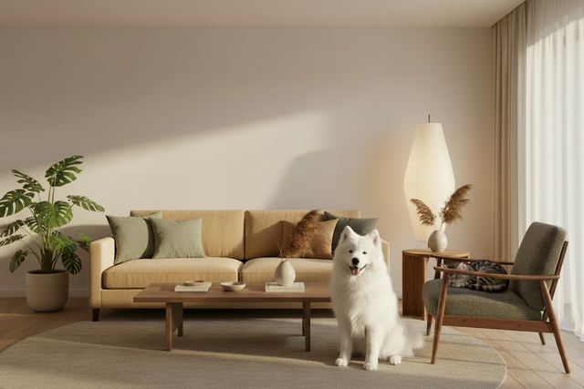 Japandi home style interior design