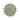 Decorative round rug with floral patterns and tassels on a white background