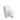Modern white upholstered lounge chair with wooden ball feet for stylish home décor