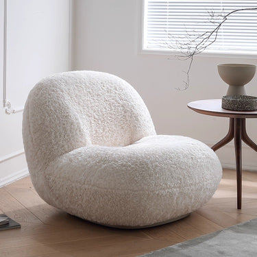 Bouclé Minimal Chair