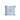 Light blue cushion with a red heart on a white background