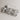 Marble-patterned furniture piece on a plain background